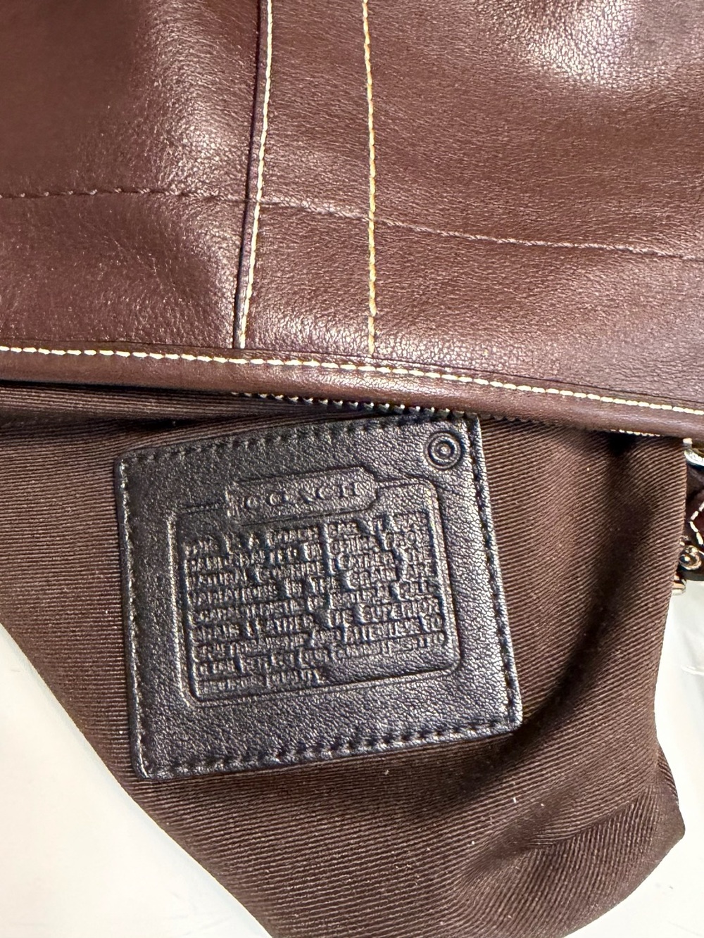 Coach Vintage Soho Mini Leather Crossbody Shoulder Bag in Dark Brown - Picture 9 of 11